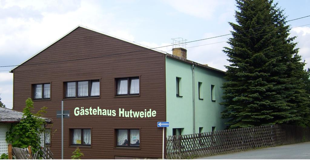 Hotel Gaestehaus Hutweide Bärenstein Exterior foto